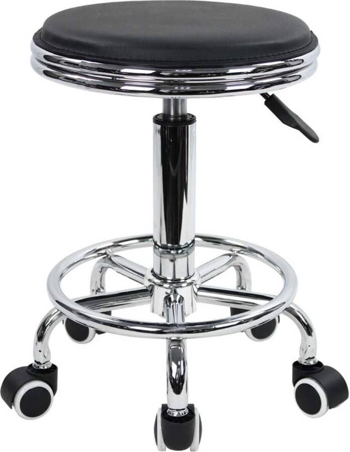 Draaibare Kruk Rolling stool Rocking chair Work stool with adjustable backrest Swivel Stool