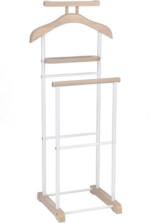 Dressboy in Californisch eiken wit Staande garderobe met plank voor een stijlvolle opslag