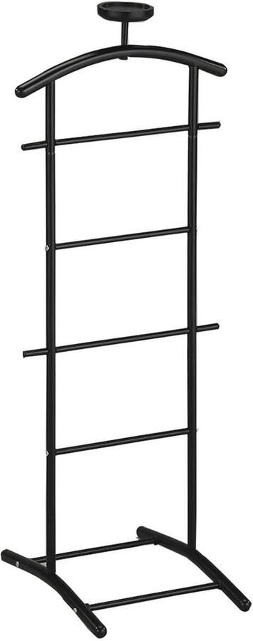 Dressboy voor heren en dames – Kledinghanger met metalen frame in zwart voor een opgeruimde kleedkamer