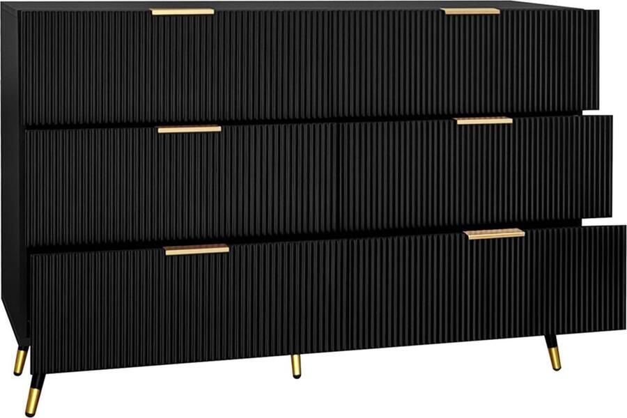 GOTAGEE Dressoir bijzetkast eenvoudig ontwerp opbergkast woonkamerkast ladekast