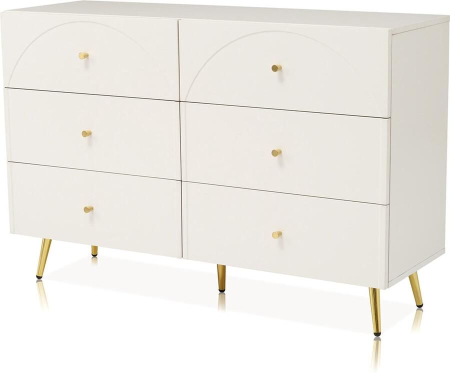 Zonder merk Gotagee Dressoir Ladekast Ladenkast Bijzetkast Opbergkast voor slaapkamer en alle woonruimtes