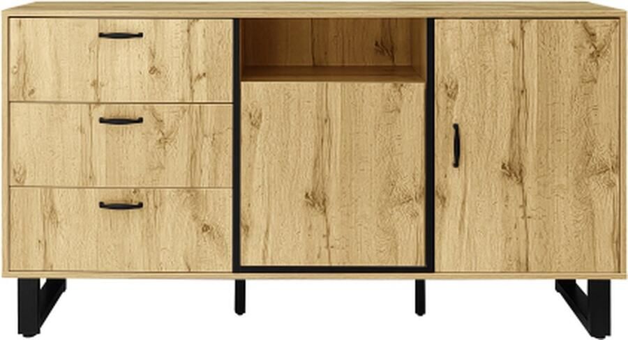 GOTAGEE Dressoir Opbergkasten Ladekast met laden en deuren Slaapkamerkast Multifunctionele staande kasten Woonkamerkast