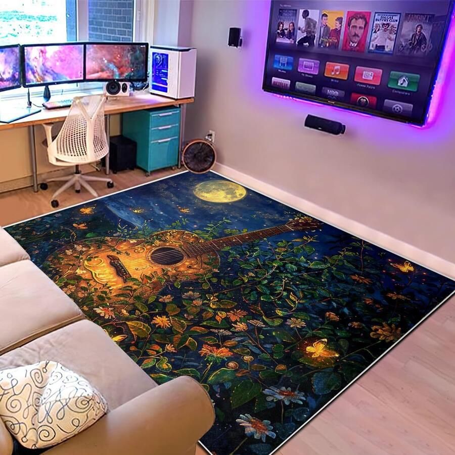 Driedimensionale planeet tapijt 3D cartoon universum kamer slaapkamer vloermat woonkamer volledige tapijt 80*120 CM - Foto 2