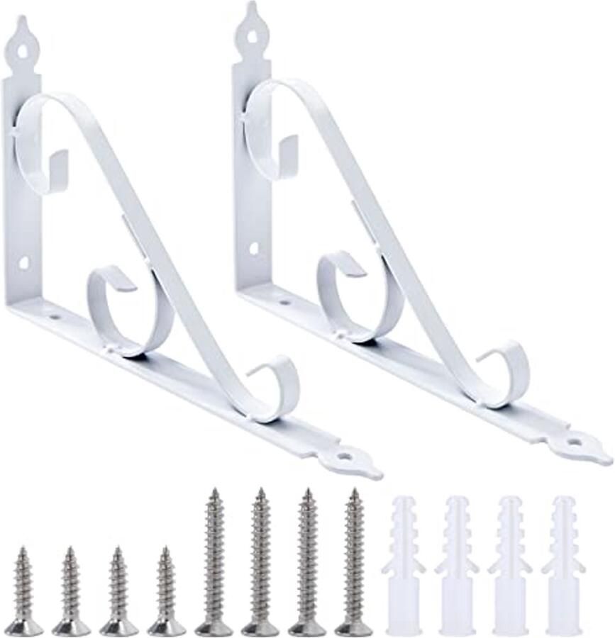 Driehoekige Wandplanken Steun Voor Hoek En Rectangulaire Planken Set van 2