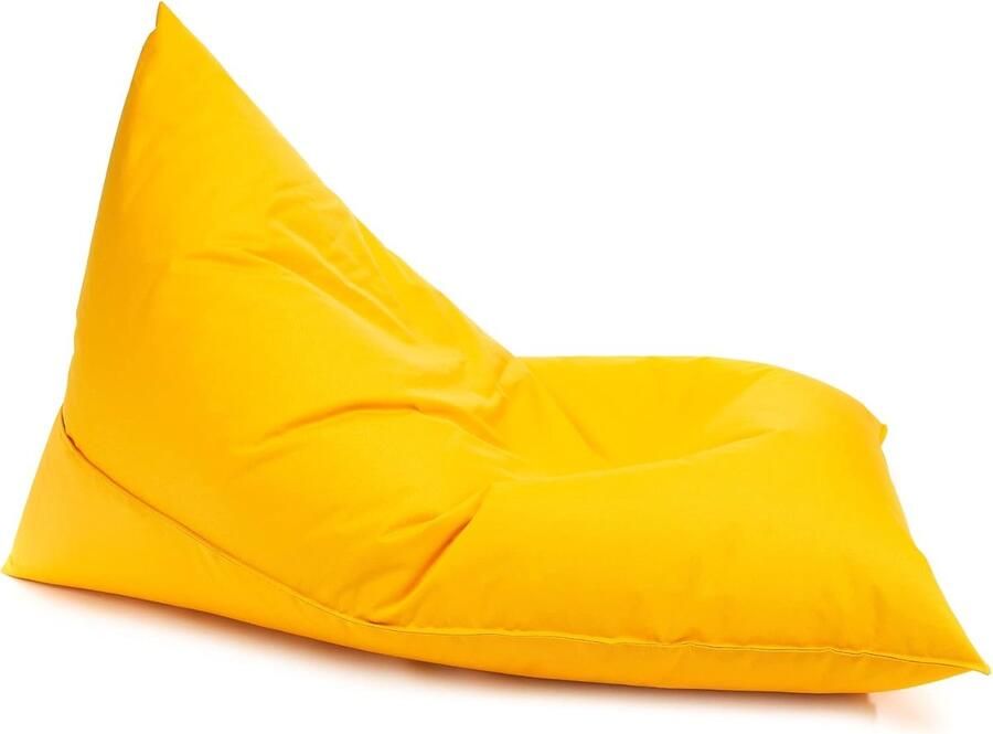 Driehoekige zitzak voor binnen en buiten comfortabele Bean Bag met EPS-vulling hoogte 100 cm lengte 150 cm