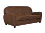 Driezits club bedbank RICKY van microvezel met lived-in aspect L 190 cm x H 90 cm x D 92 cm - Thumbnail 1