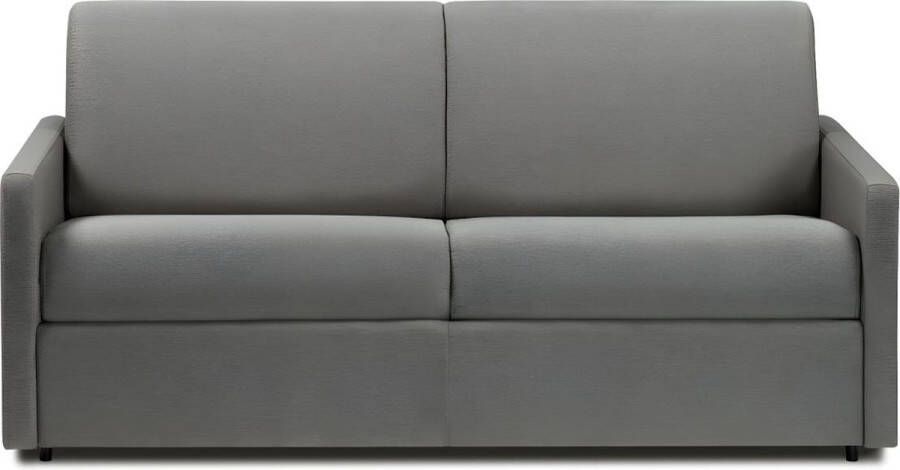 Vente-unique Driezits express bedbank van stof CALIFE Licht grijs Slaap afmeting 140 cm matras 18 cm L 170 cm x H 97 cm x D 223 cm - Foto 2