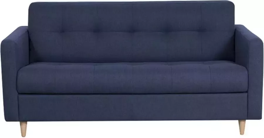 Driezits express bedbank van stof GANOA Blauw L 186 cm x H 95 cm x D 95 cm - Foto 2