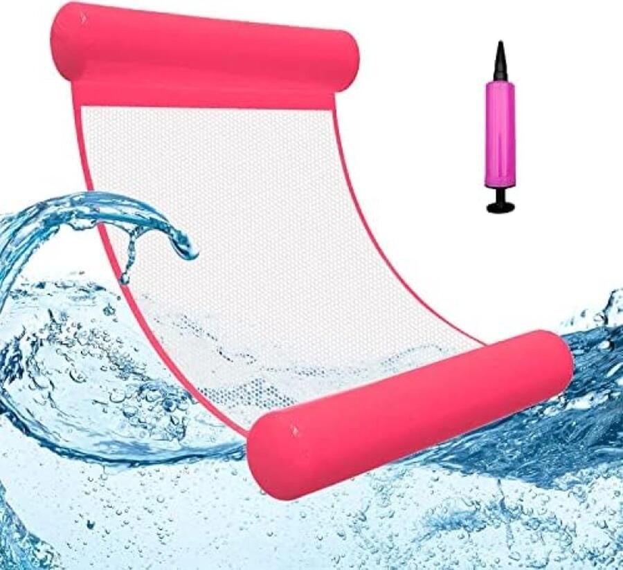 Drijvende hangmat matras voor zwembad opblaasbaar zee 4-in-1 stoelmatras