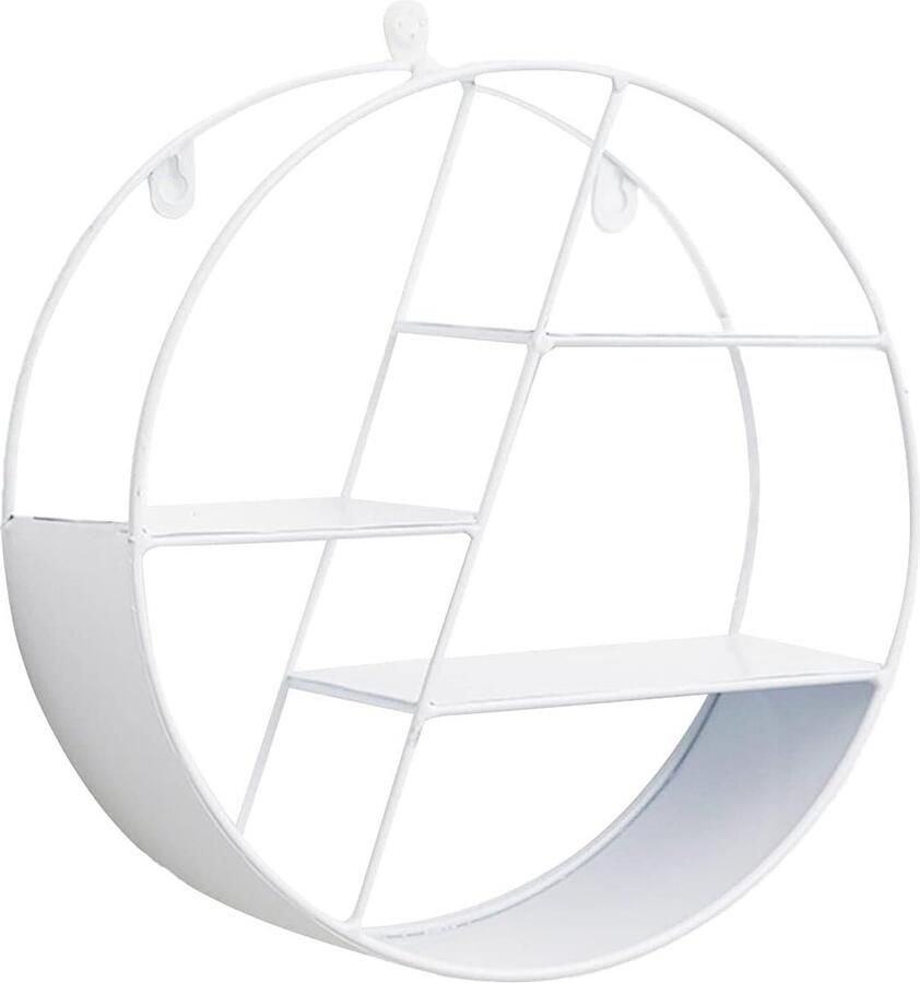 Drijvende Planken Wandmontage Ronde Muur Plank Ronde Muur Opknoping Drijvende Opslag Plank Voor Bank Achtergrond Houten Decoratie