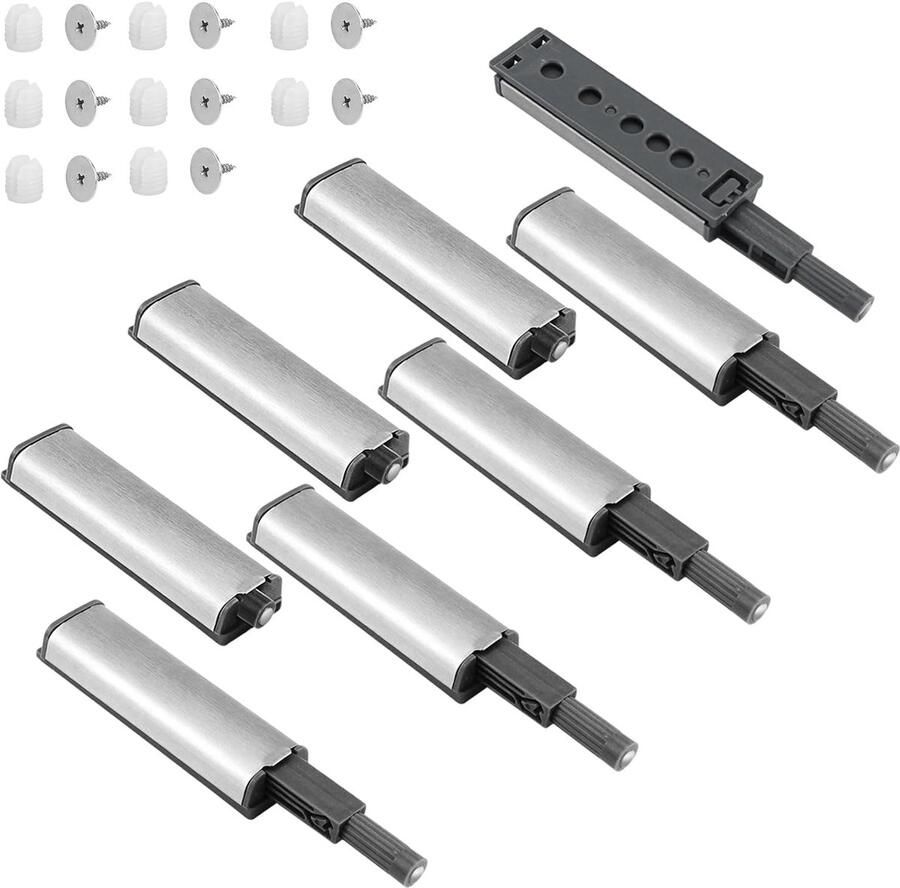Drukdeuropener magneetsnappers 8 stuks