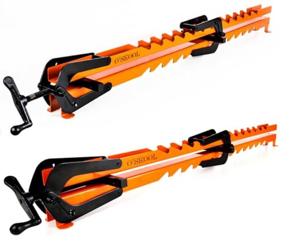 Drukpaneelklemmen (2-pack) 4-voudige drukstalen klemmen voor houtbewerkingsprojecten