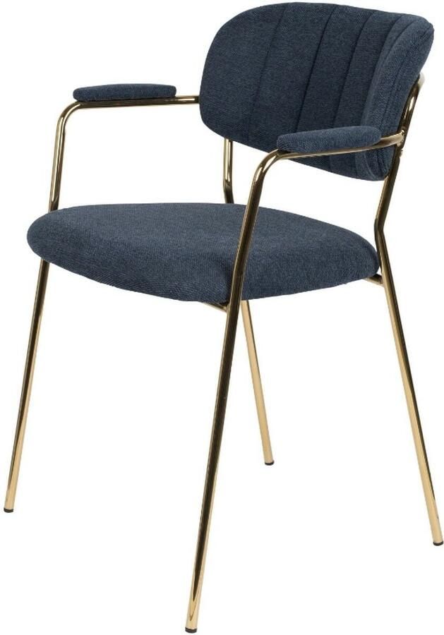 DS4U san sebastian eetkamerstoel industriële stoel vintage groen PU leer metalen poten set van 4