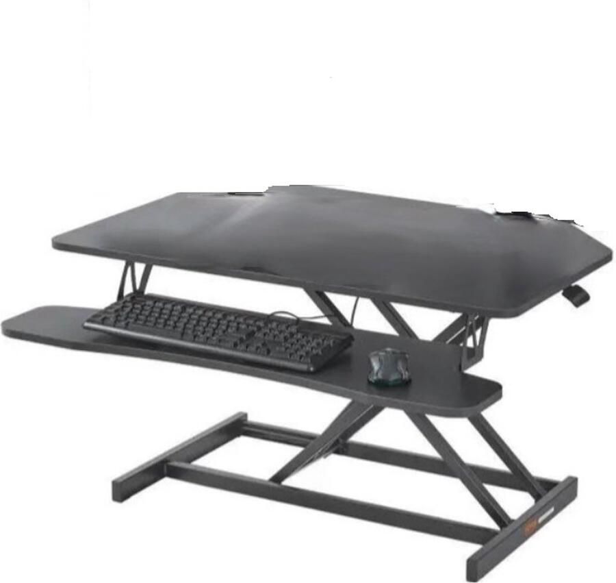 Instinct Dubbel laags Bureau In Hoogte Verstelbaar 80x40cm Computertafel Laptoptafel Bureau