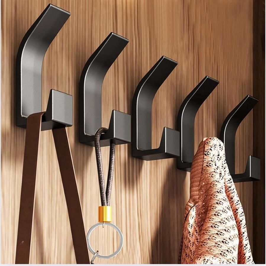 Dubbele Kapstokhaken Modern Metaal Handdoek- en Muurhaken
