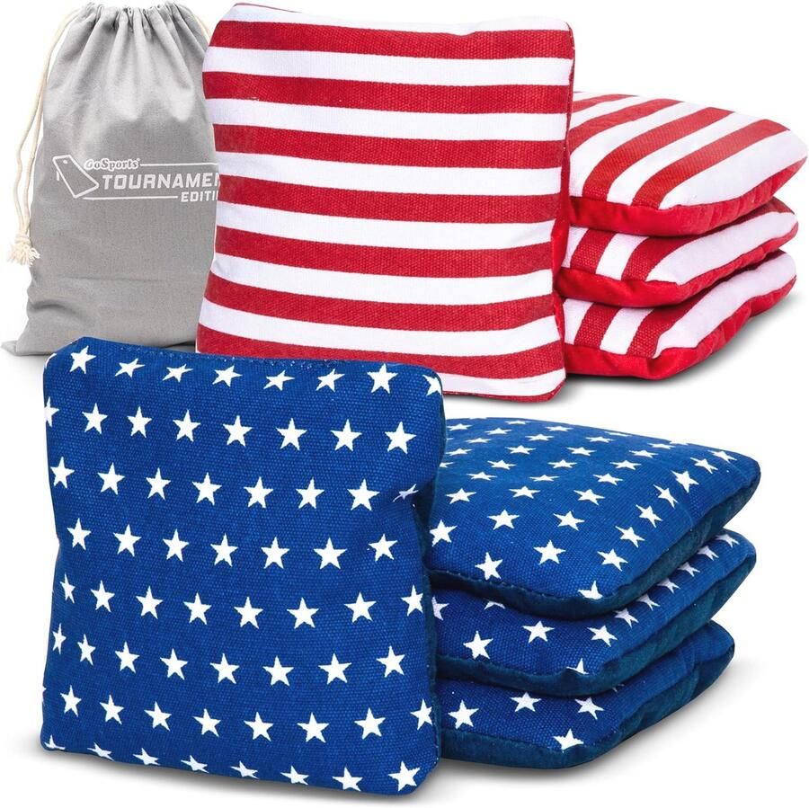 Dubbelzijdige Cornhole Zitzakken Set van 8 voor Toernooien