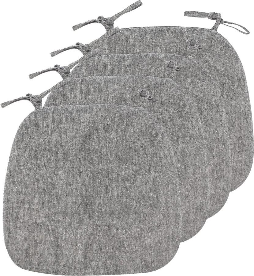 Dubbelzijdige Keukestoelkussens Antislip Zitkussens voor Eetkamerstoelen Set van 2 4 6 43 x 41 cm