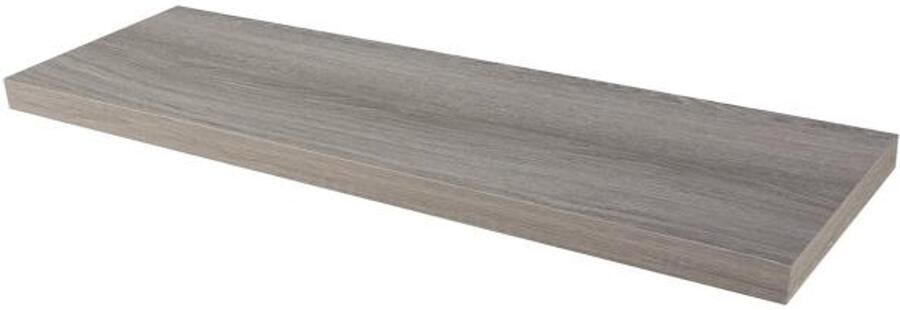 Duraline XL4 Floating Wall Shelf Grey Oak PVC MDF FSC