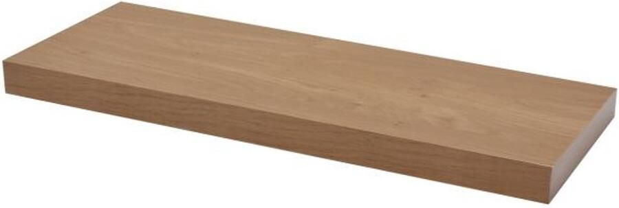 Duraline XL4 Floating Wall Shelf Natural Oak Veneer MDF