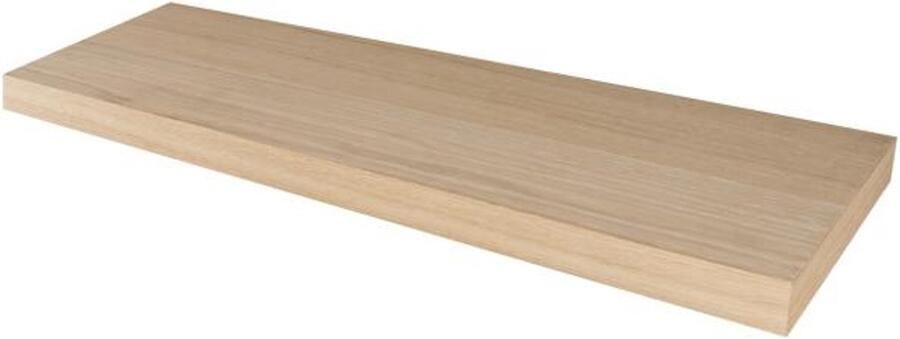 Duraline XL4 Floating Wall Shelf Natural Oak Verneer 80.0 x 23.5 x 3.8