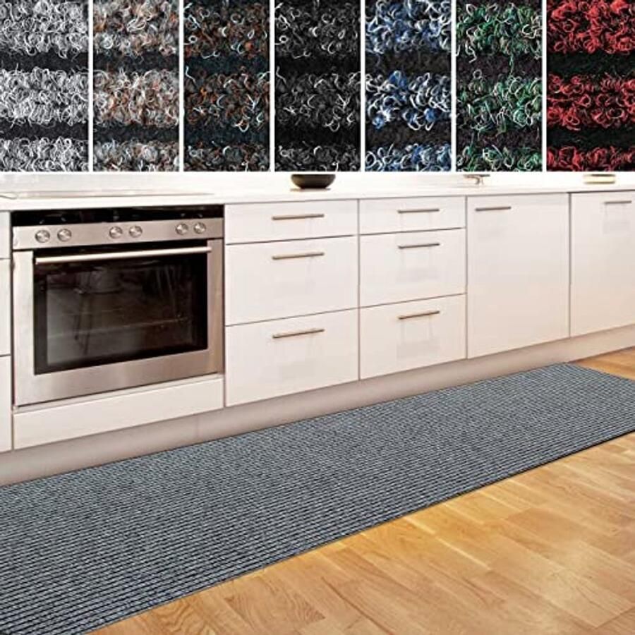 Duurzame Keukenloper Antislip Tapijtloper voor Alle Vloeren 80 x 200 cm Meerdere Kleuren Beschikbaar