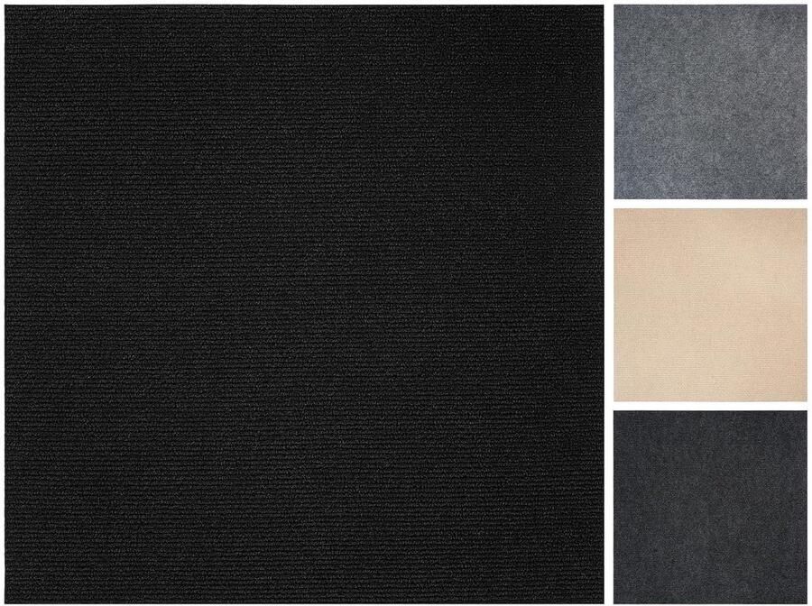 Duurzame tapijttegels comfortabel en veelzijdig pack van 10 50 cm x 50 cm