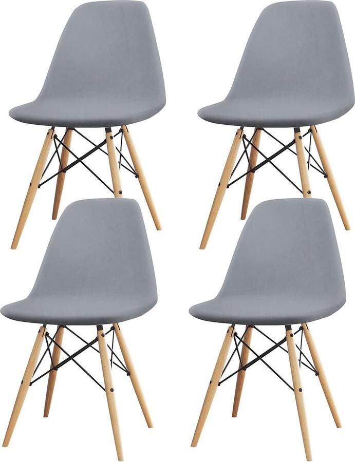 Duurzame universele stretch stoelhoezen set van 4 elastische moderne stretch stoelhoes eetkamerstoelhoezen fluweel afneembaar wasbaar eetkamer hotel banket bruiloft