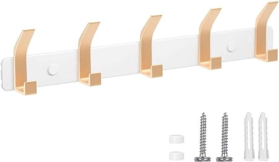 Duurzame wandkapstok multifunctionele haak 1 stuk aluminium