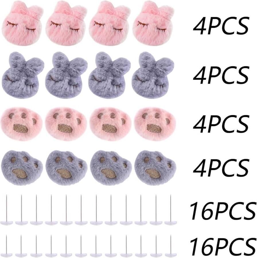 Duvet Holders 16 Pcs Plush Quilt Holders Bed Clips Bed Sheets Quilt Fixing Clip Non Slip Clamp Bed Clip met Knop voor Duvet Hoeken