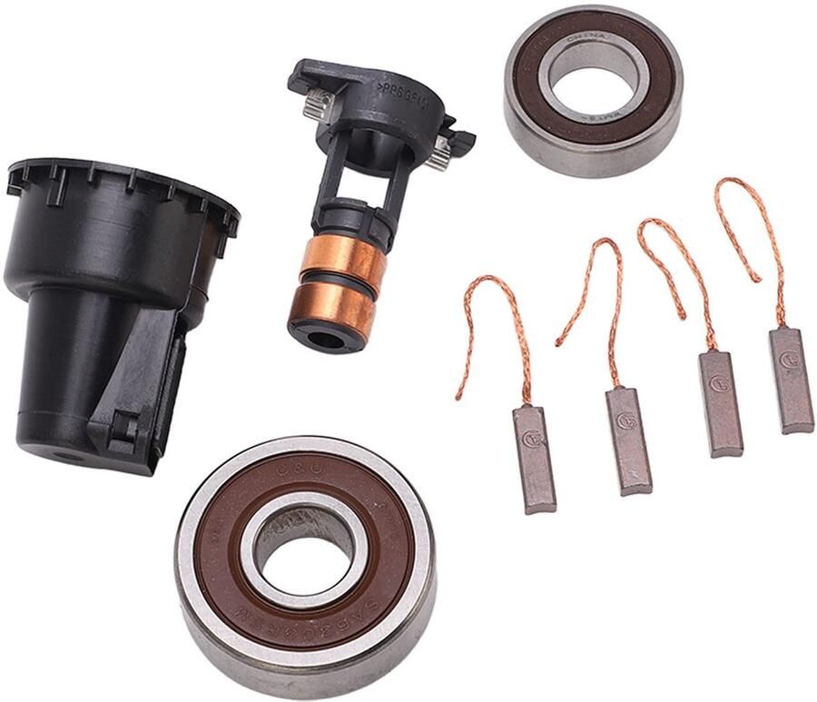Dynamo Reparatieset Sleepring Borstels Lagers Set 230090 Vervanging voor 0124515010