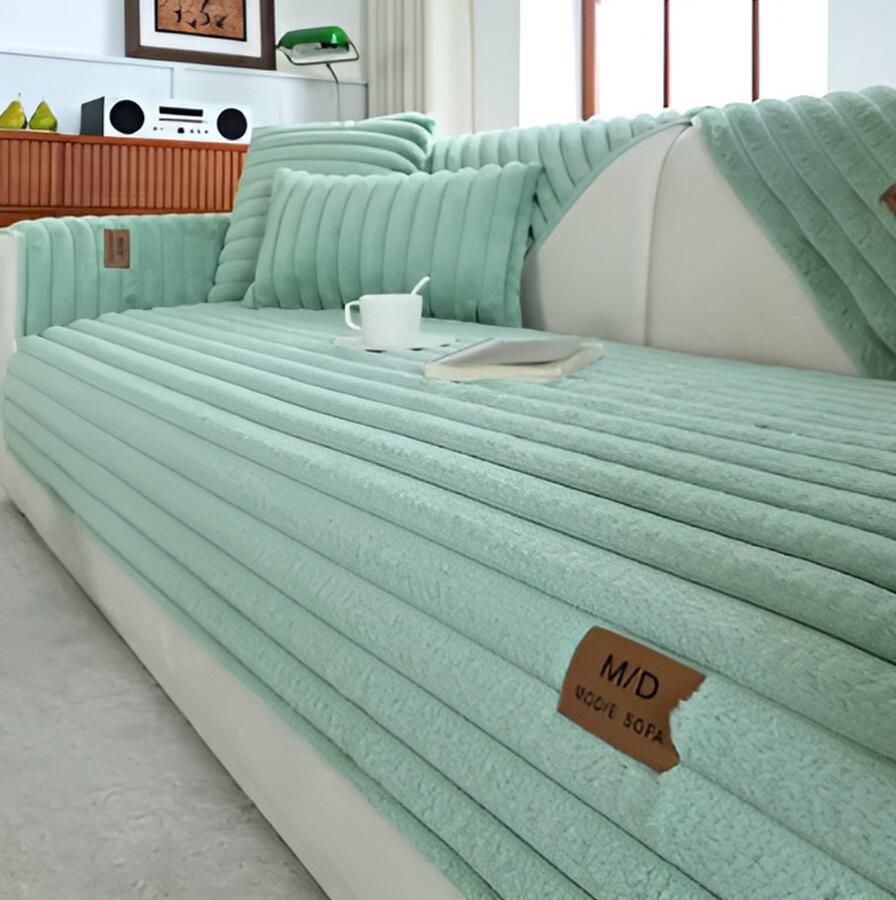 E-Shop4u Bankhoezen Meridian Deluxe Bankhoes 70x120 cm Appel Groen