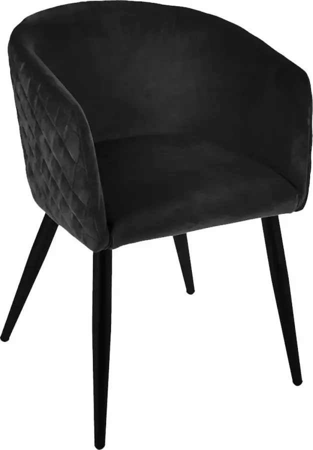 Eazy Living Eetkamerstoel Aldo Zwart