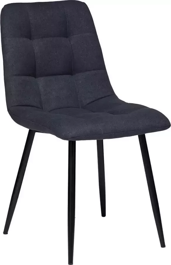 Eazy Living Eetkamerstoel Valentine Donker Grijs