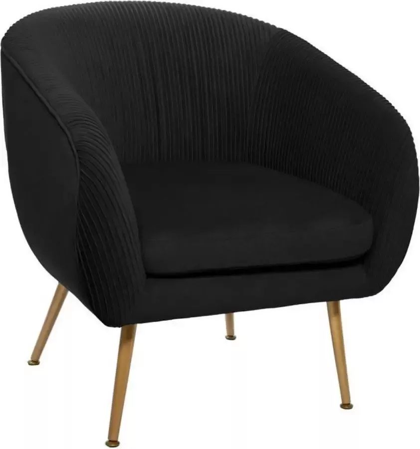 Eazy Living Fauteuil Delray Zwart