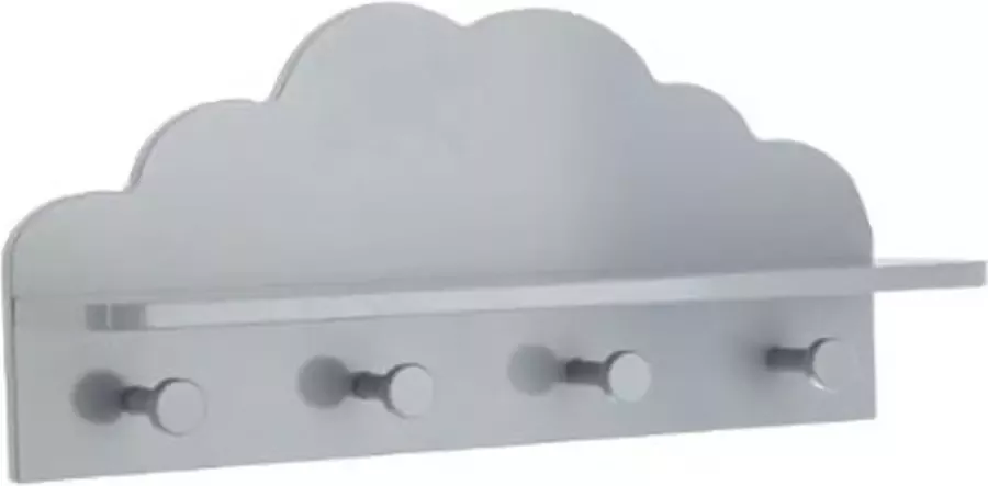 Eazy Living Kapstok 4 Haken Julie Grijs