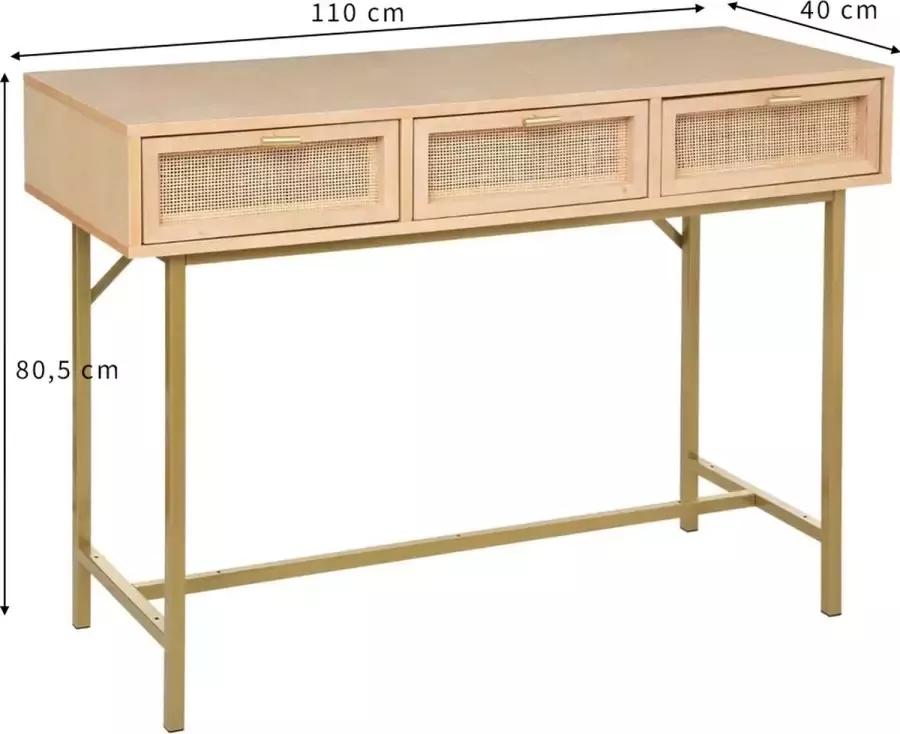 Eazy Living Wandtafel 110 cm Bazas Natuur