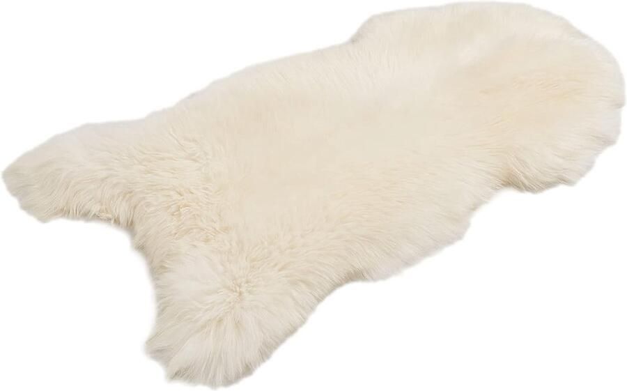 Echt bont tapijt luxe schapenvacht veelzijdig natuurlijk