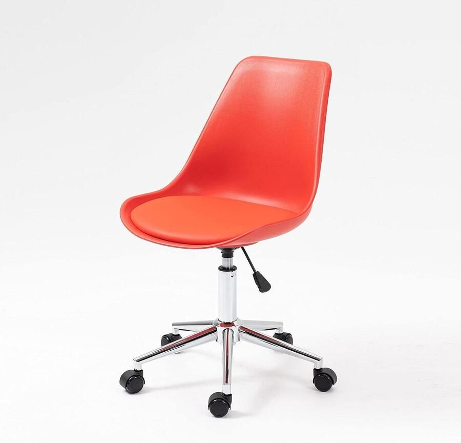 Eddy Kinderbureaustoel Rood Draaistoel voor kinderen