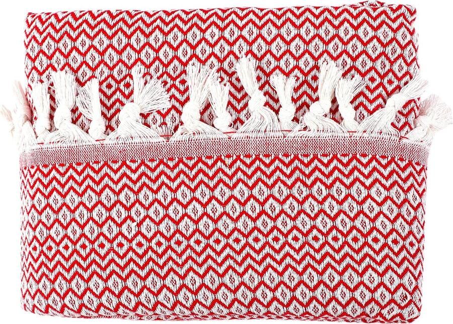 Eenpersoonsbed sprei rood donkerrood katoen bankdeken knuffelige tv-deken bankdeken omkeerbaar deken bankovertrek zomerdeken 150 x 200 cm