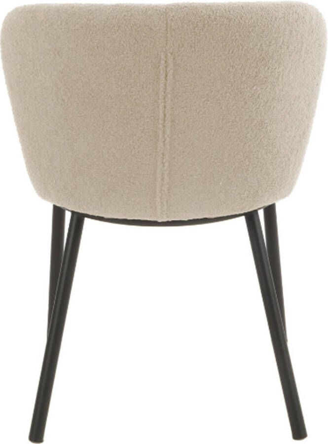 Eetkamerstoel beige keukenstoel eetkamerstoelen set van 2
