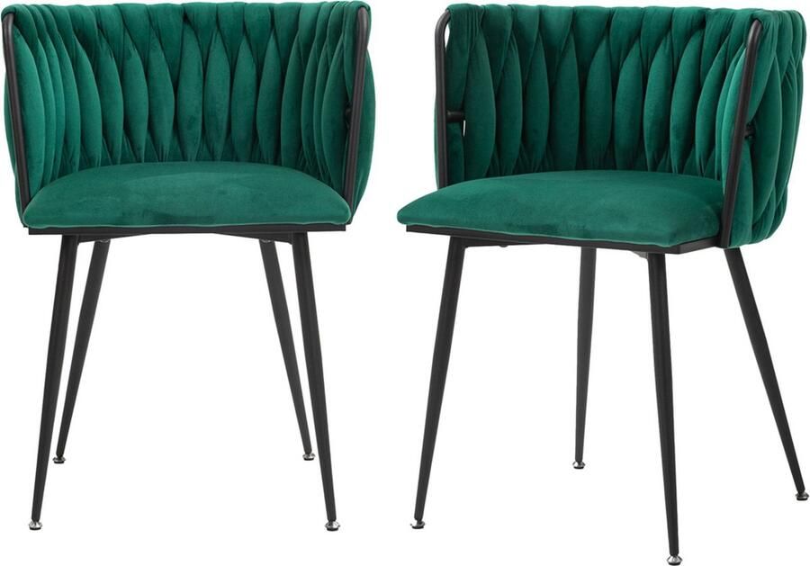 GOTAGEE Eetkamerstoel eetkamerstoelen set vrijetijdsstoel bureaustoel woonkamerstoel 2-delige set