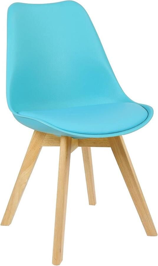 Rootz Living Rootz Eetkamerstoel Gestoffeerde stoel Comfortabele zitting Schuim met hoge dichtheid Stabiele structuur 82 cm x 46 cm x 48 cm