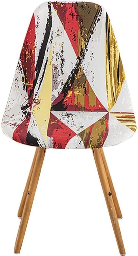 Eetkamerstoelhoezen Scandinavisch Bescherming en Vernieuwing Set van 4 Zacht Polyester