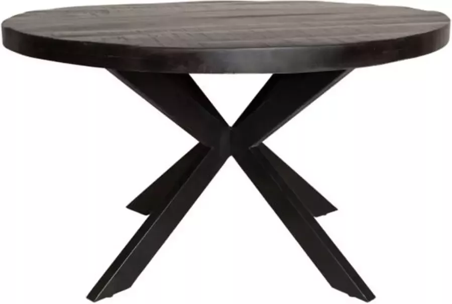 Eetkamertafel Denver Black Rond 120 cm