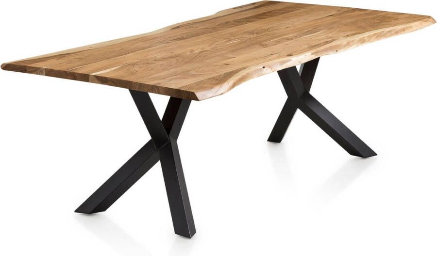 Eetkamertafel Guido Acacia 240cm Guido Acacia Rechthoek 240x110cm Hoogte 76.5 cm