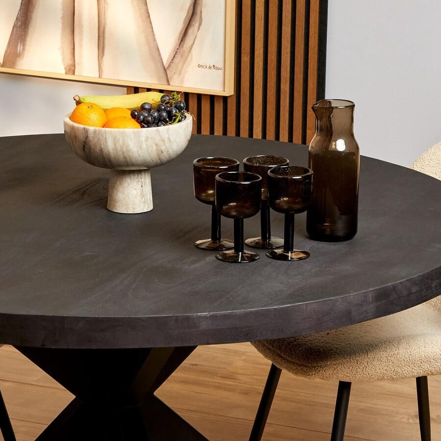 Starfurn Eetkamertafel Denver Black | Rond | 150 cm STF-518 - Foto 3