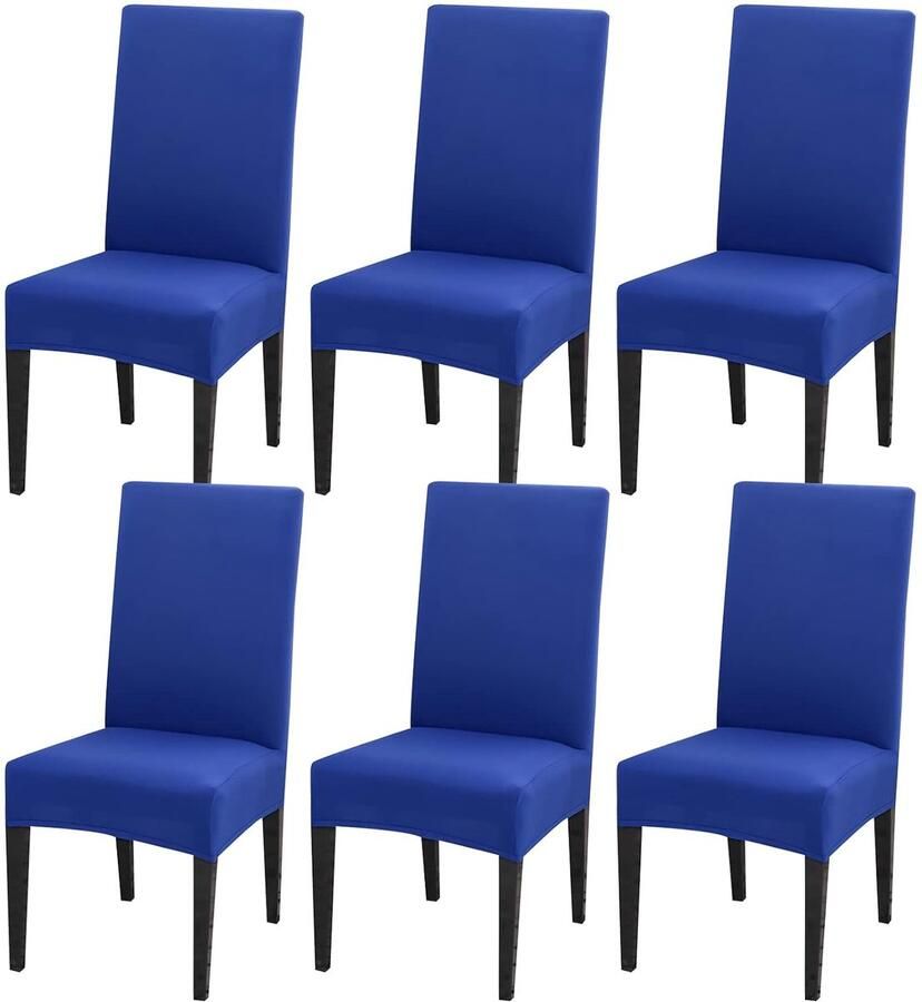 Eetstoelhoezen Bescherming en Vernieuwing Set van 6 Hoogwaardige materialen