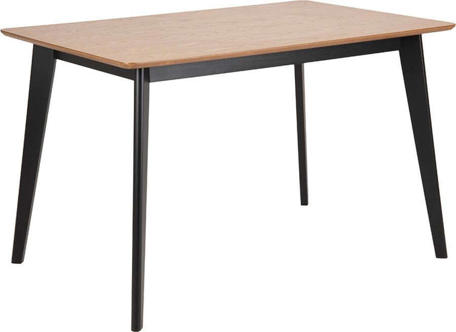 SMUK Eettafel 120 cm Roxan Eik Zwart