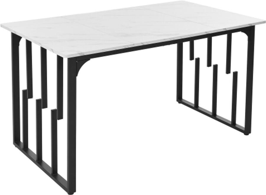 Steven eettafel 140x80 cm uniek metaalgestel keukentafel