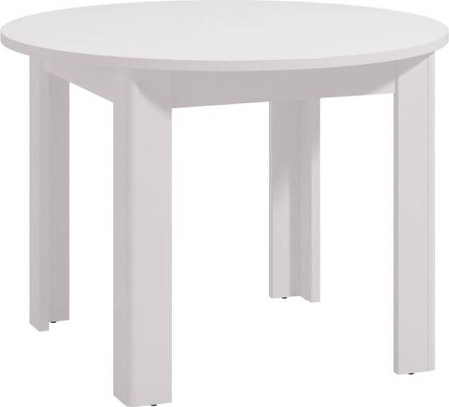 Home affaire Eettafel Ancona ronde tafel 106 cm MFD tafelblad in verschillende moderne kleuren ideaal voor een moderne keuken - Foto 2